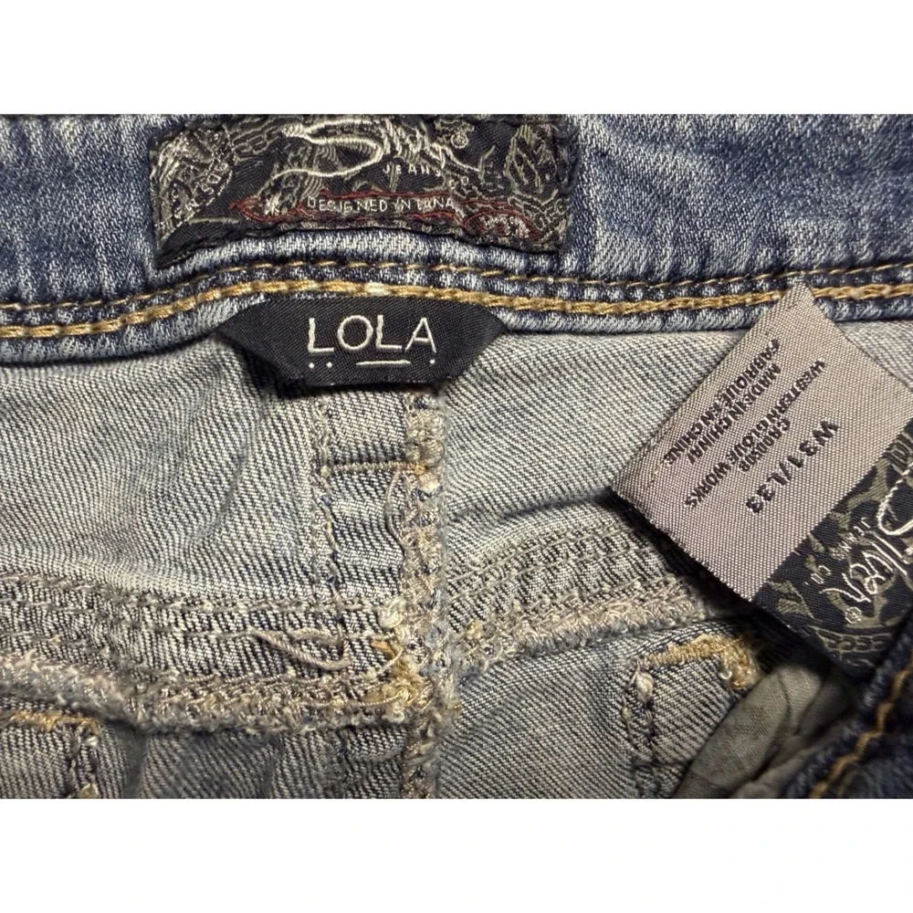 Silver Jeans Co Lola Jeans Womens 32x30 Blue Bootcut Mid Rise Contrast Stitch